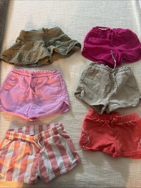 Cat & Jack Girls' Assorted Color Pull-On Shorts Set
